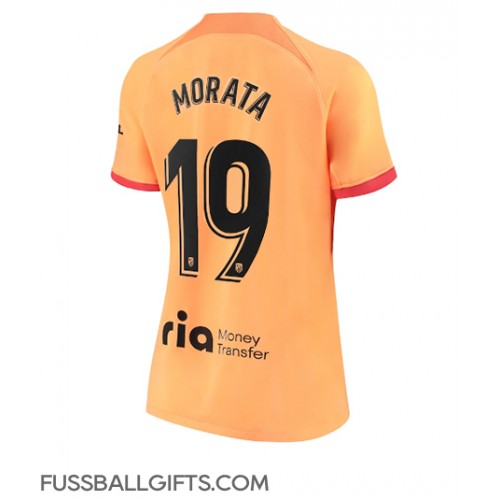 Atletico Madrid Alvaro Morata #19 Fußballbekleidung 3rd trikot Damen 2022-23 Kurzarm